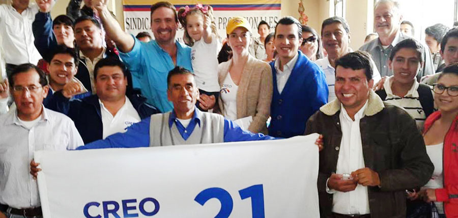 Con Santo Domingo y Bolívar CREO cierra la semana de 1,052 kilómetros recorridos por el Ecuador