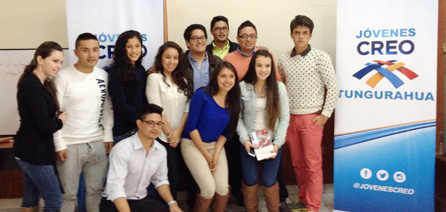 Jóvenes CREO Tungurahua y Pichincha llevan a cabo capacitación en Redes Sociales