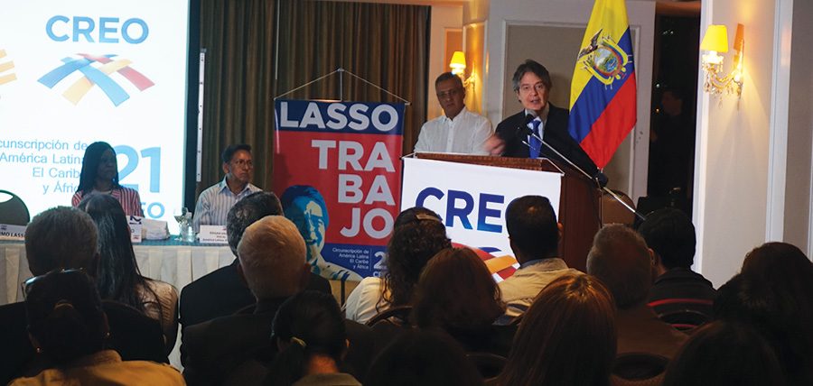 Lasso posesionó en Caracas a la directiva de Creo en Latinoamérica