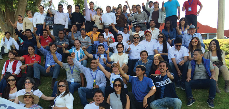 Asambleístas visitaron las bases de CREO en Tungurahua