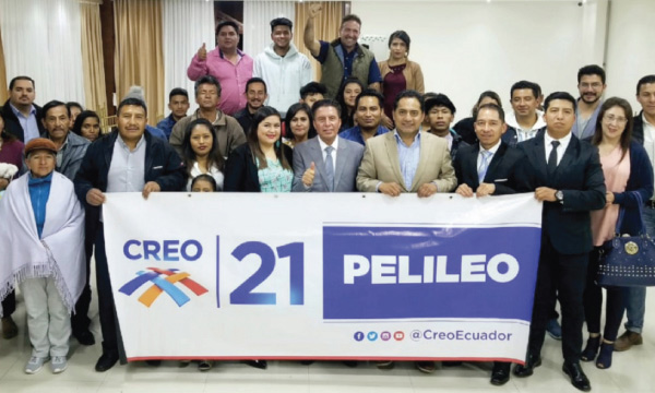 Pelileo se une al trabajo territorial de CREO Tungurahua y posesiona su nueva directiva