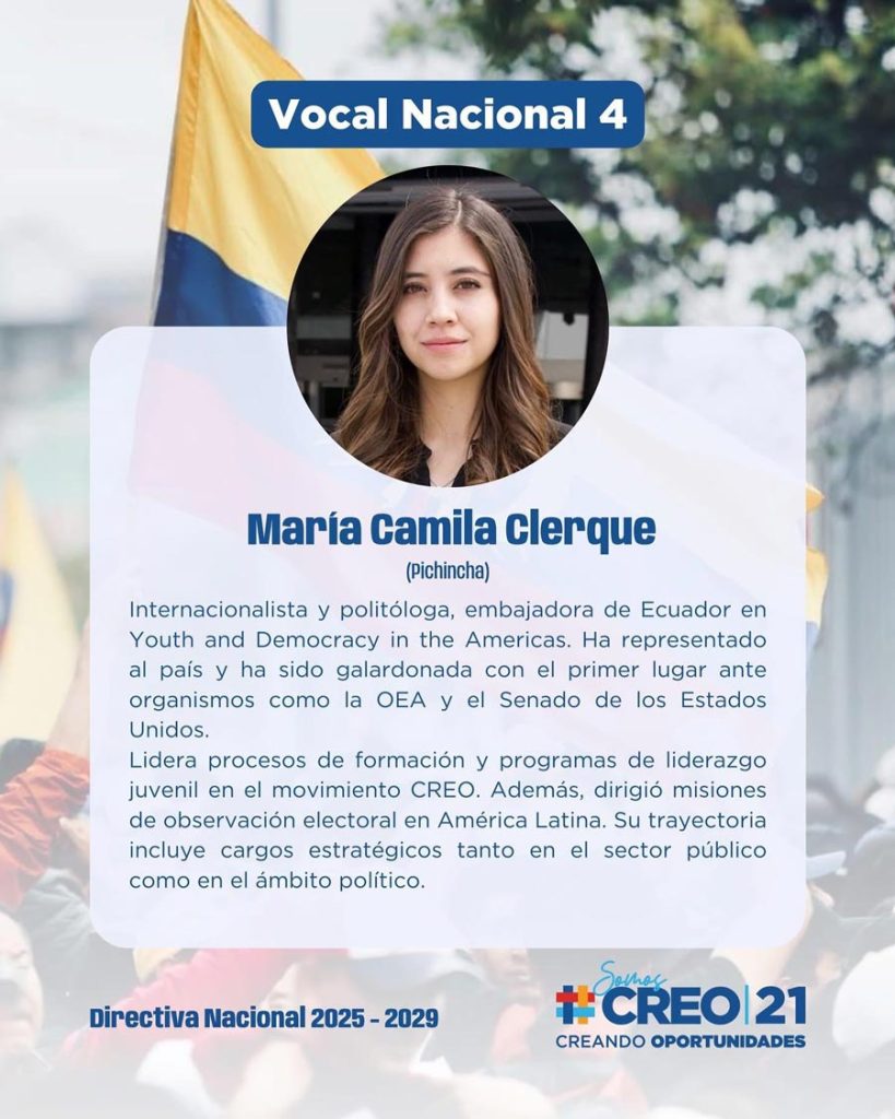 Vocal Nacional 4 CREO - Maria Camila Clerque