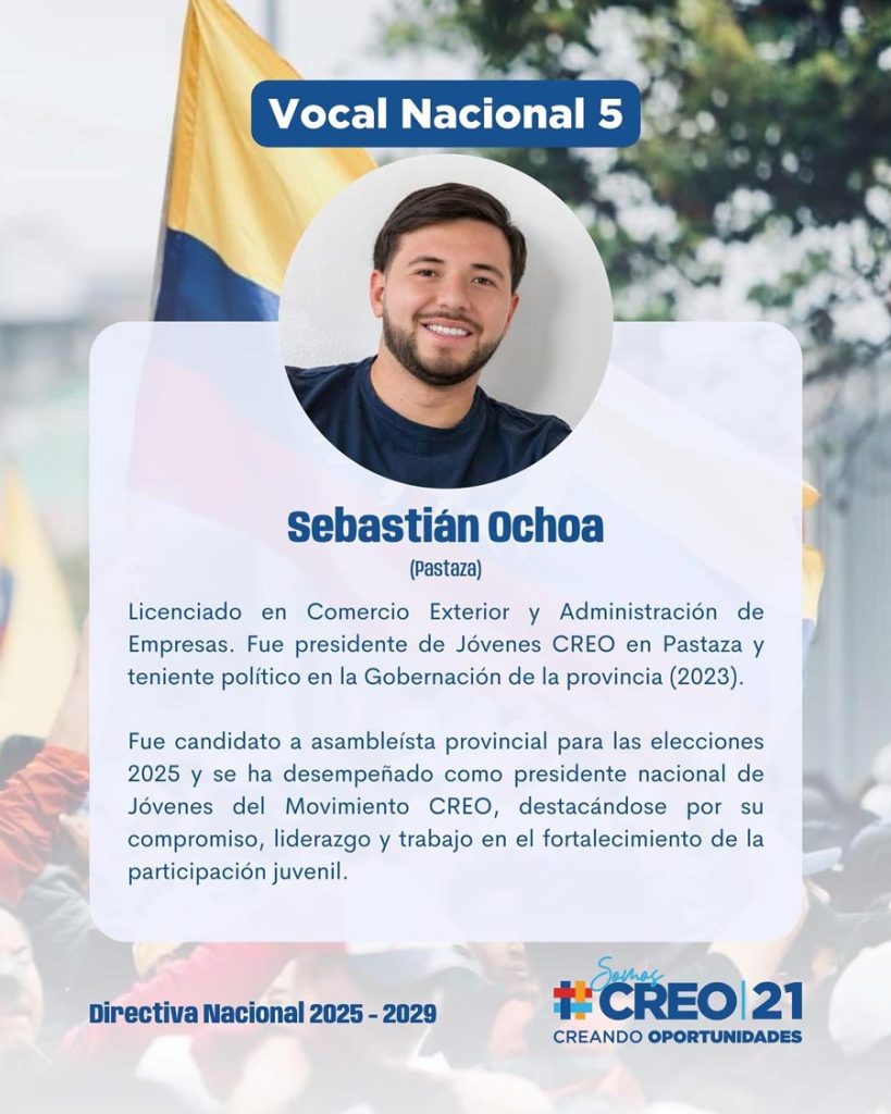 Vocal Nacional CREO - Sebastian Ochoa